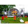 Mobiel opblaasbaar Podium 8x8 