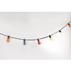 Prikkabel met gekleurde LED lampen 20 m