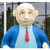 Abraham inflatable pop