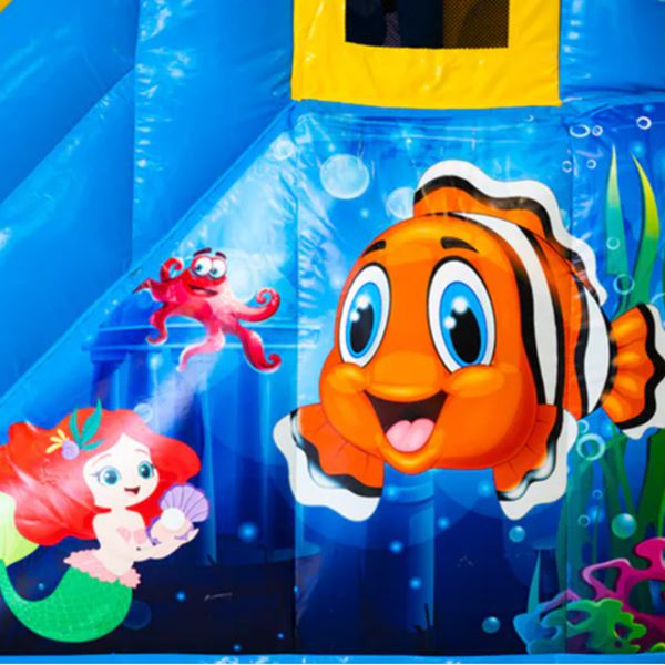 Oceaan Splash Springkussen Oceaan Splash Springkussen