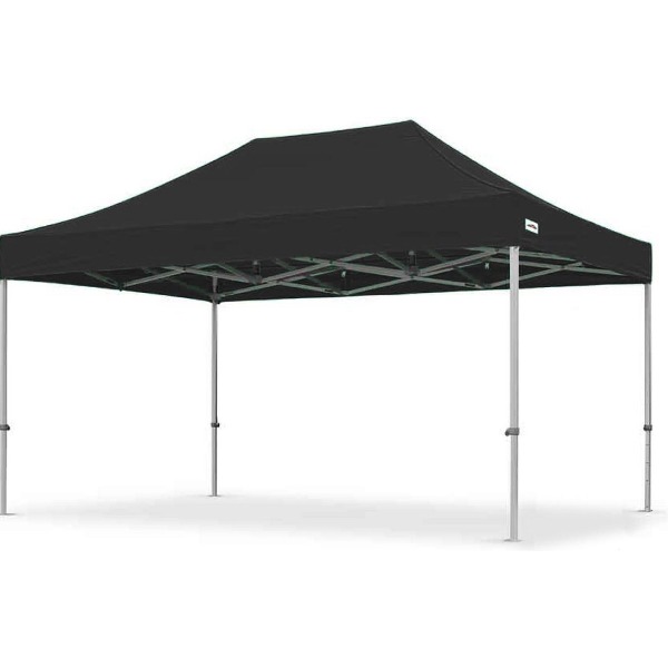 Partytent 4,5x3 Zwart incl. zijwanden