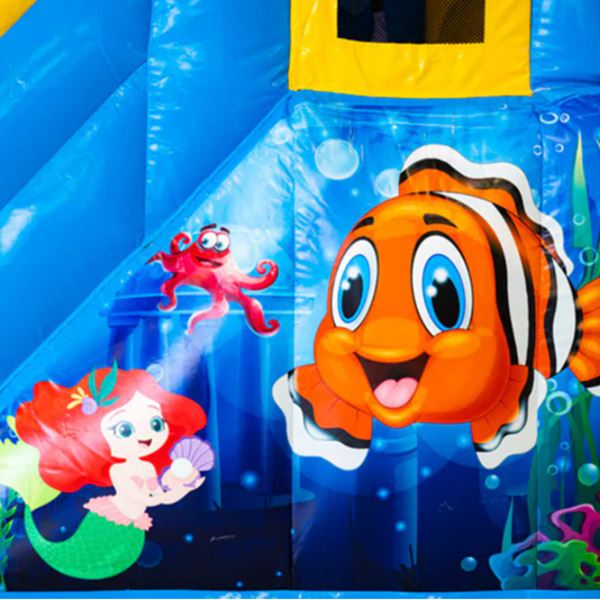Oceaan Splash Springkussen incl. zwembad Oceaan Splash Springkussen incl. zwembad