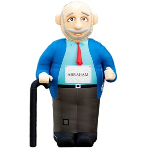 Abraham inflatable pop