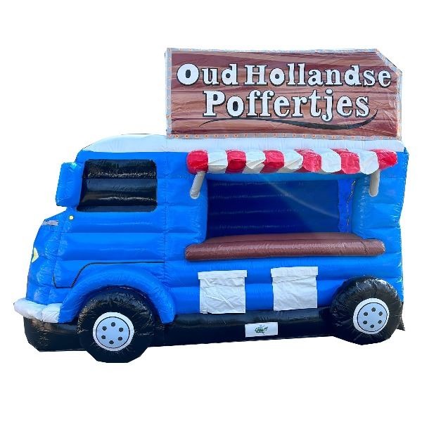 Opblaasbare FoodTruck -incl. Poffertjesplaat