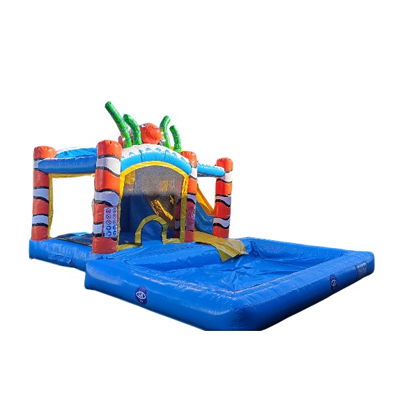 Oceaan Splash Springkussen incl. zwembad