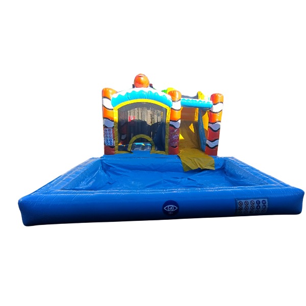 Oceaan Splash Springkussen incl. zwembad