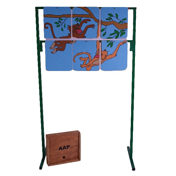 Estafette puzzel Aap