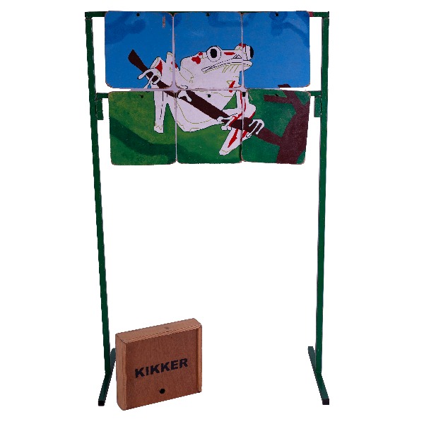 Estafette puzzel kikker