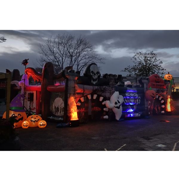 Halloween Doolhof met effecten