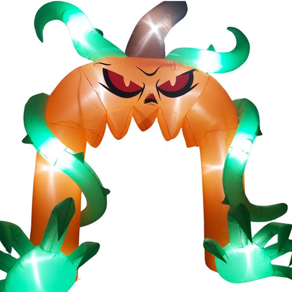 Opblaasbare Halloween-pompoenboog